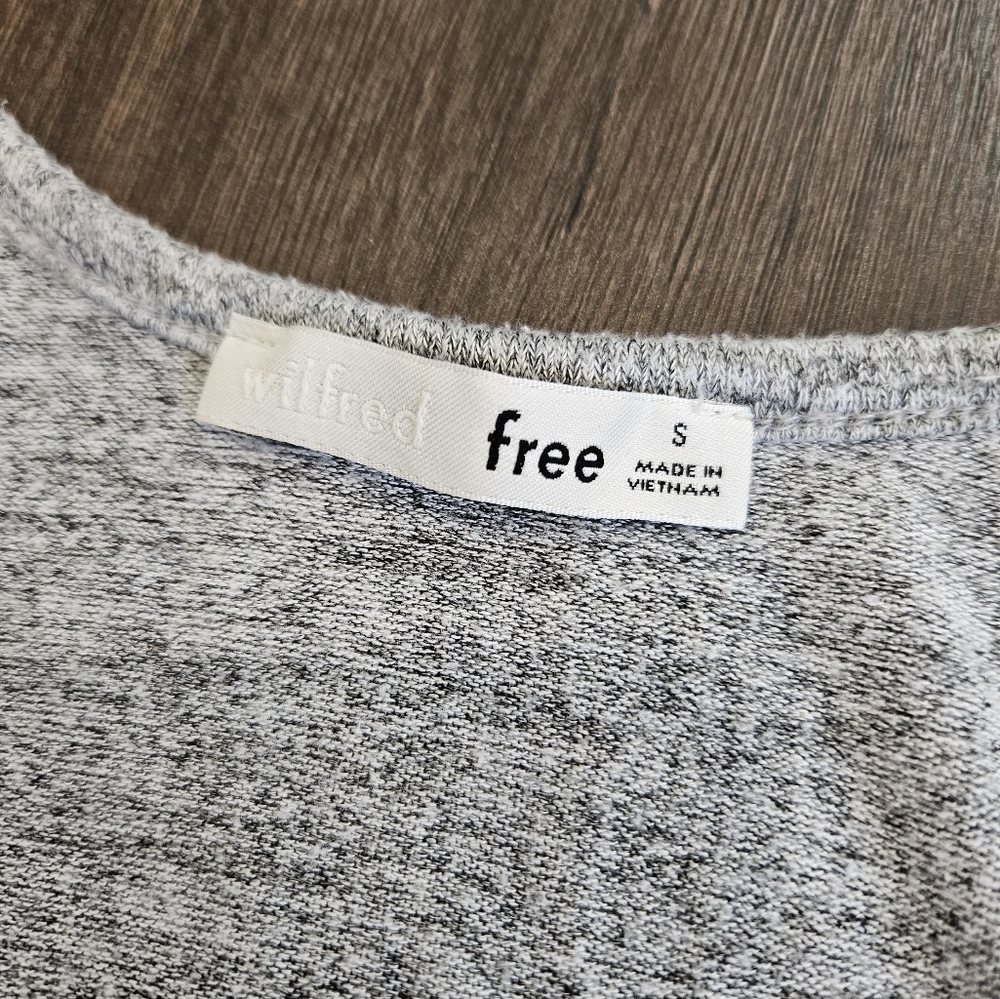 NWOT Wilfred Free Tie Front Crop Top - SIZE S - Picture 7 of 13